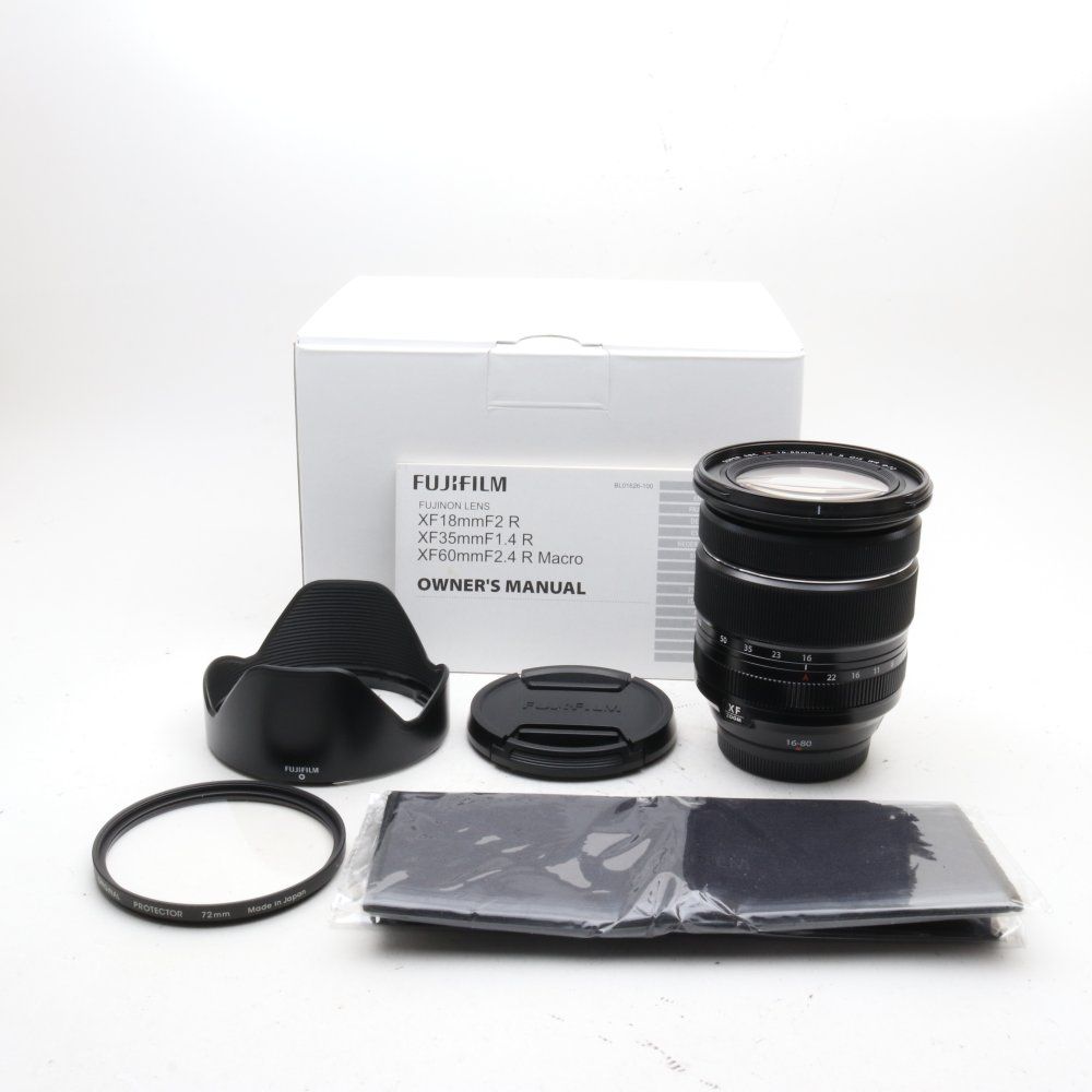 富士フイルム X 交換レンズ フジノン ズーム 標準 16-80 mm F 4通し 手ブレ補正 防塵防滴耐低温 絞りリング XF MMF 4 R OIS WR