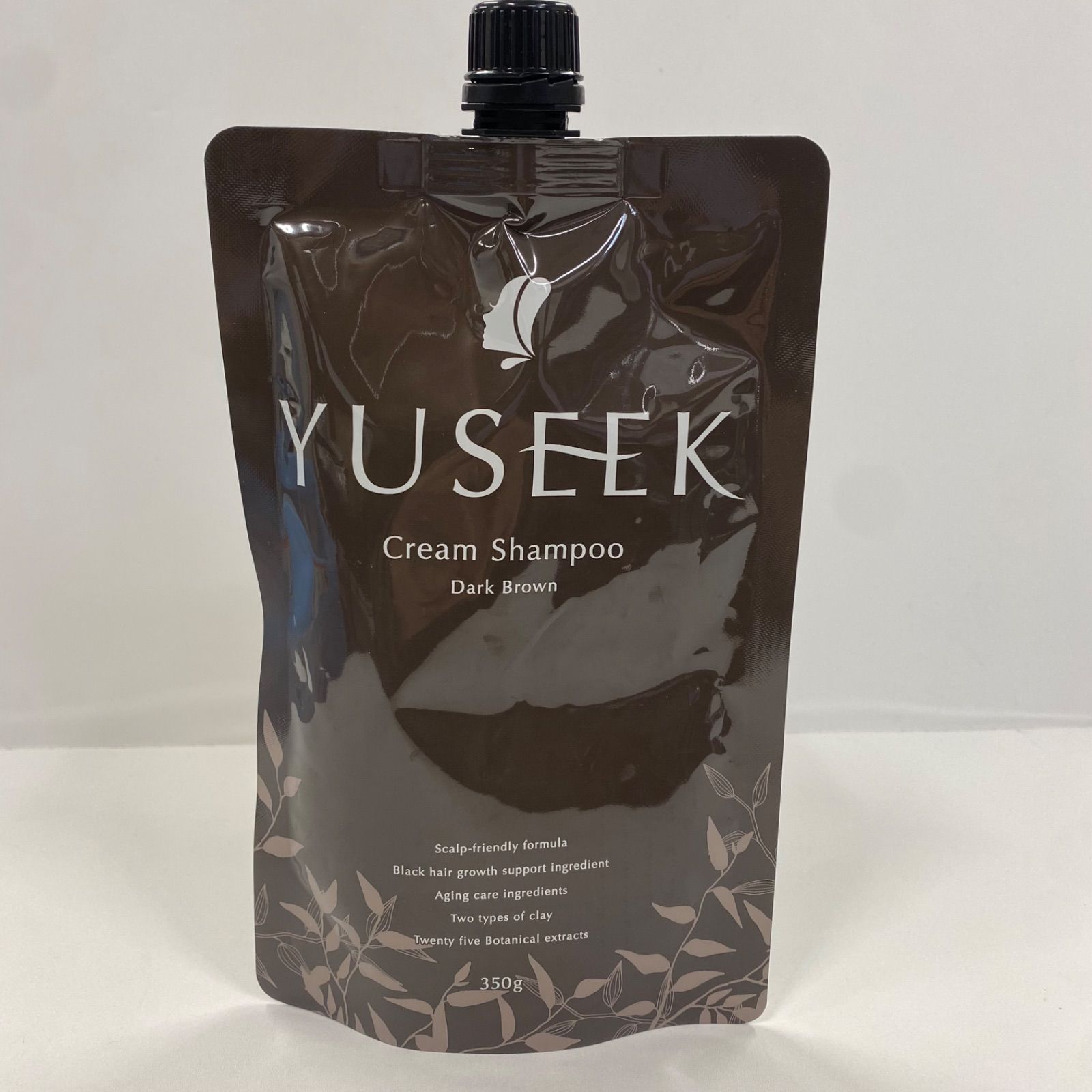 Y3453 K YUSEEK ユーシーク クリームシャンプー ダークブラウン〈ヘア