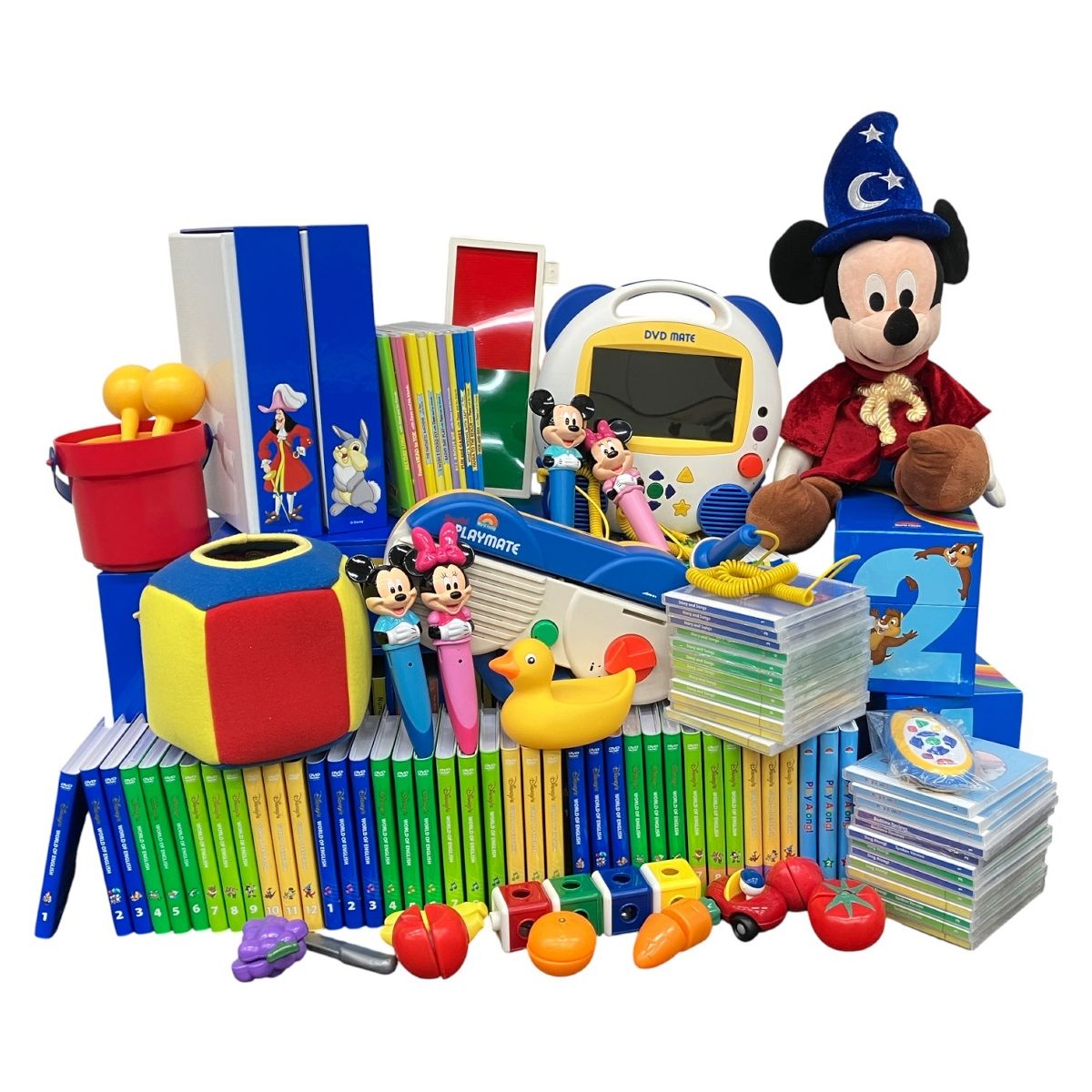 DWE ディズニー英語システム 2017年頃 多数 子供 英語 教材 良好