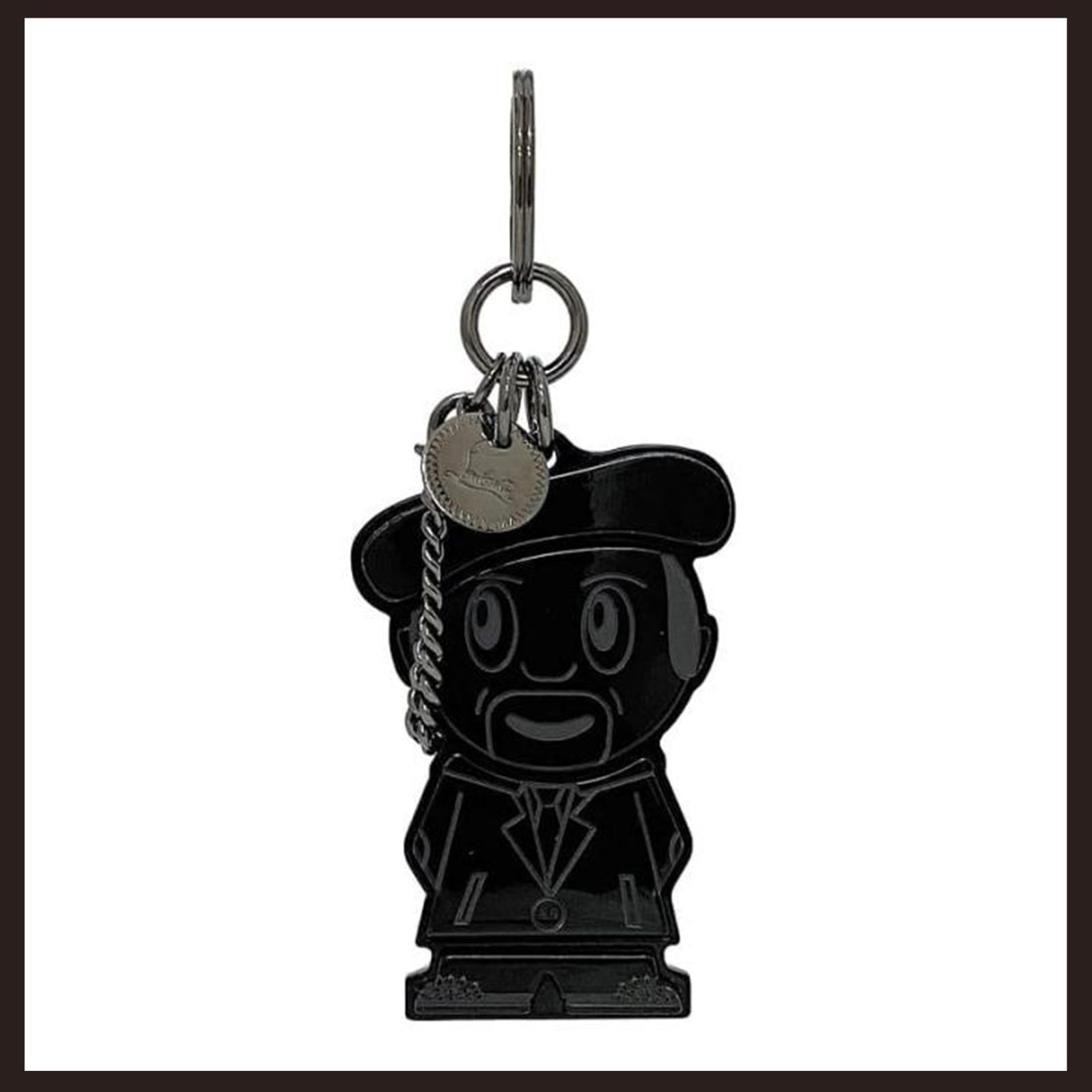 ○★新品 未使用 クリスチャンルブタン POLY ポリー キーホルダー ブラック 新品 未使用 クリスチャンルブタン POLY ポリー キーホルダー ブラック