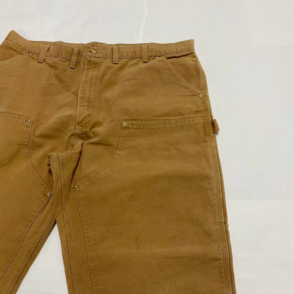 90年代 アメリカ製 Carhartt ダブルニー パンツ 風車タグ