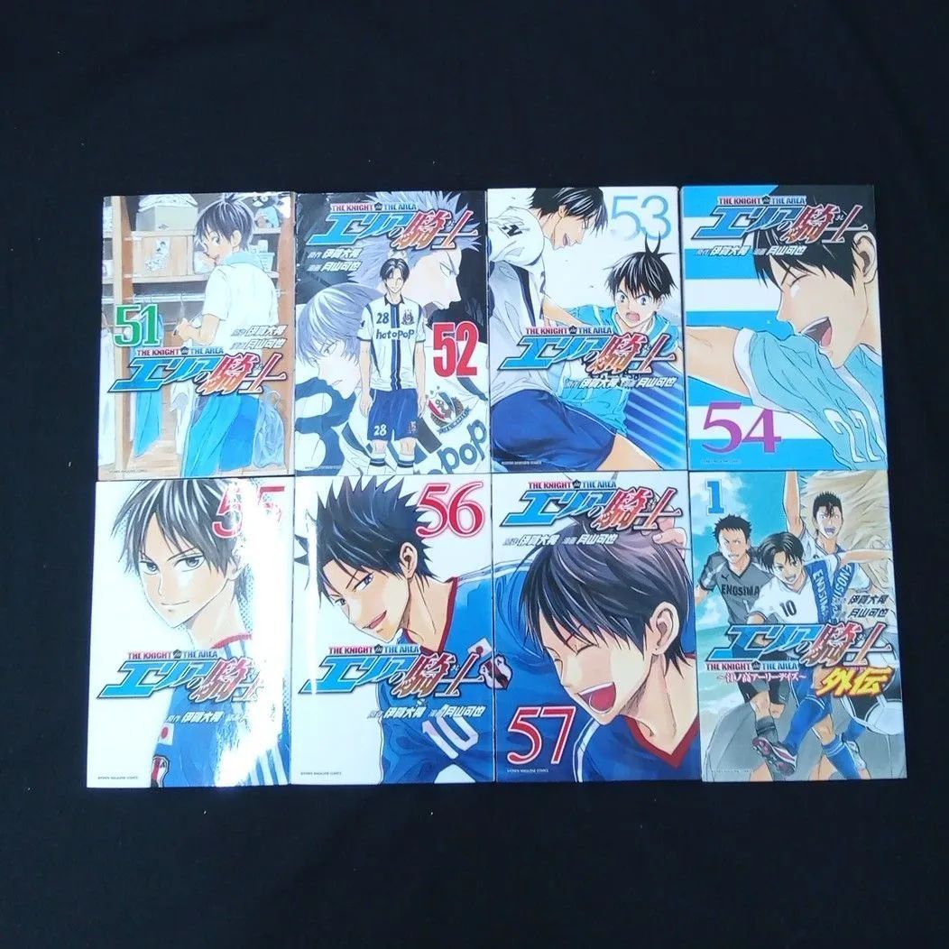 エリアの騎士 全57巻 + 外伝1巻 原作 伊賀大晃 漫画 月山可也 講談社