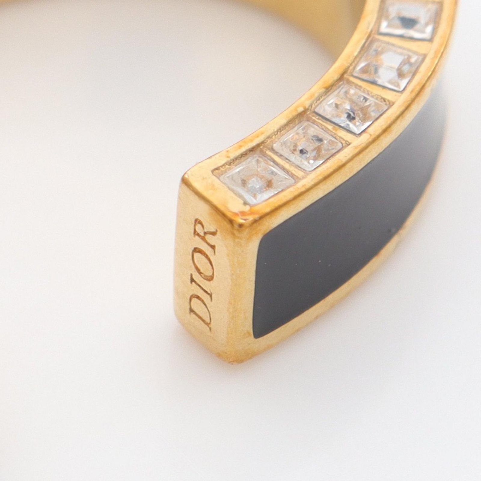 ディオール Dior ピアス Night Code フープ GP（ゴールドメッキ