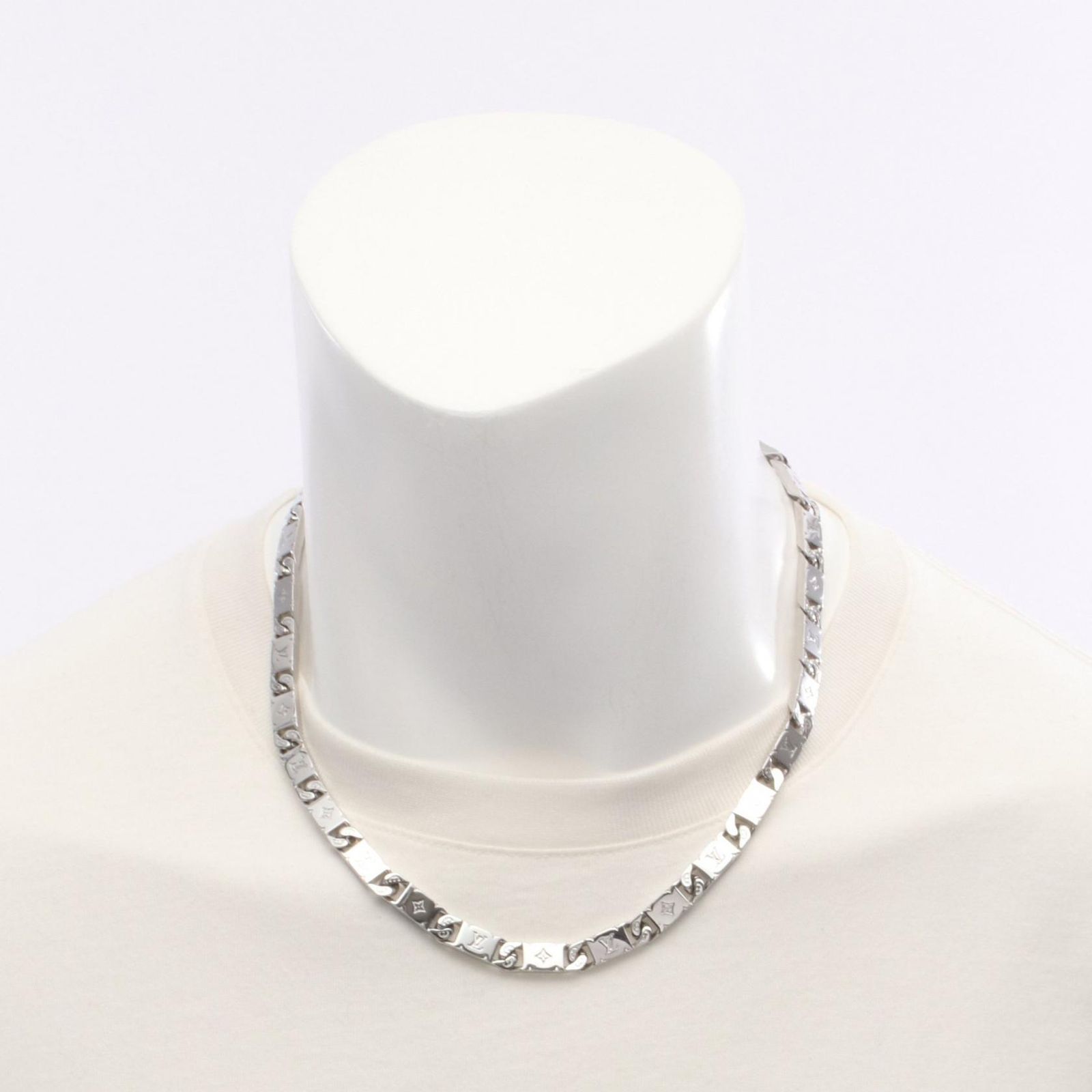 ルイ・ヴィトン LOUIS VUITTON ネックレス コリエ モノグラム タイド