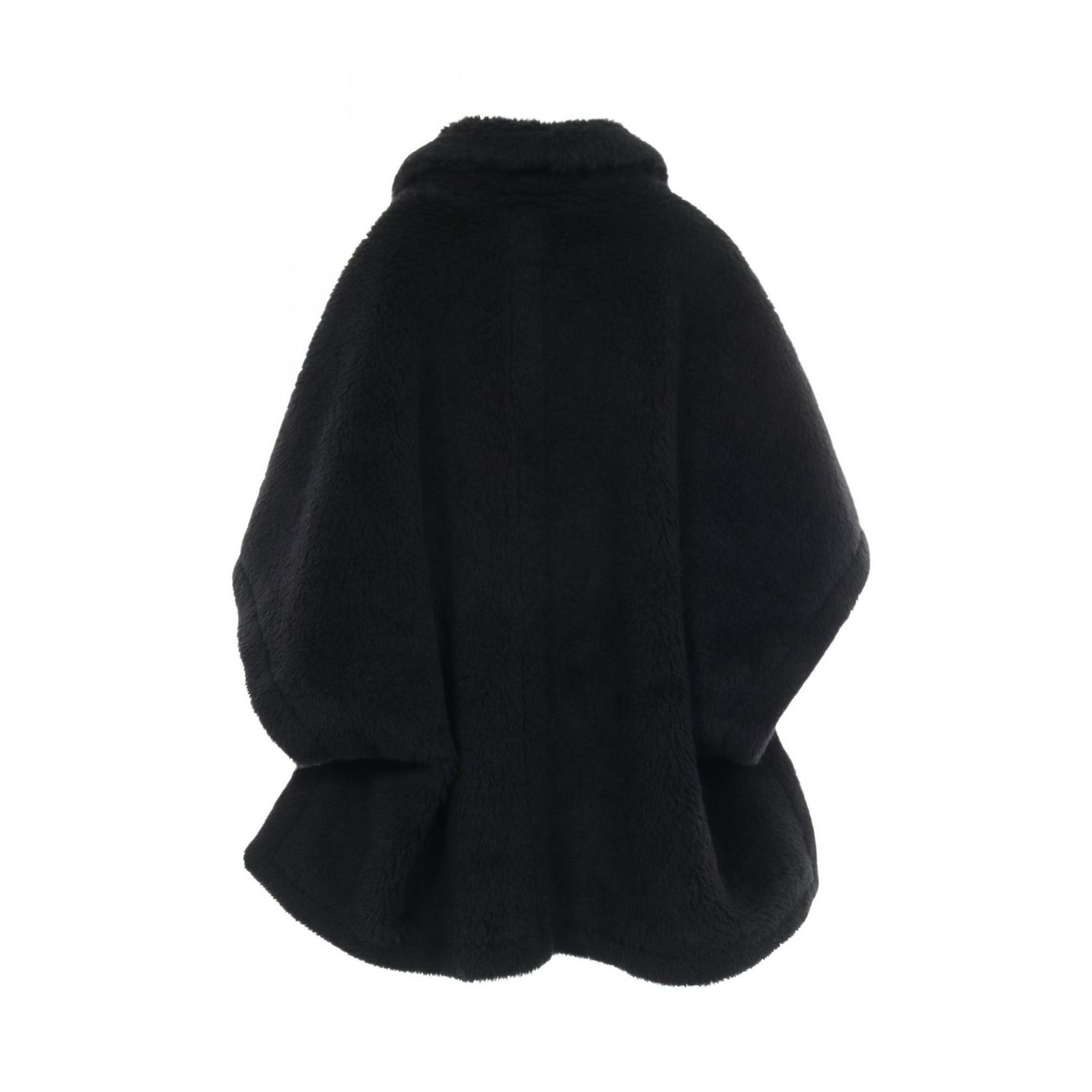 マックスマーラ MAX MARA ポンチョ テディベア ウール シルク レディース A