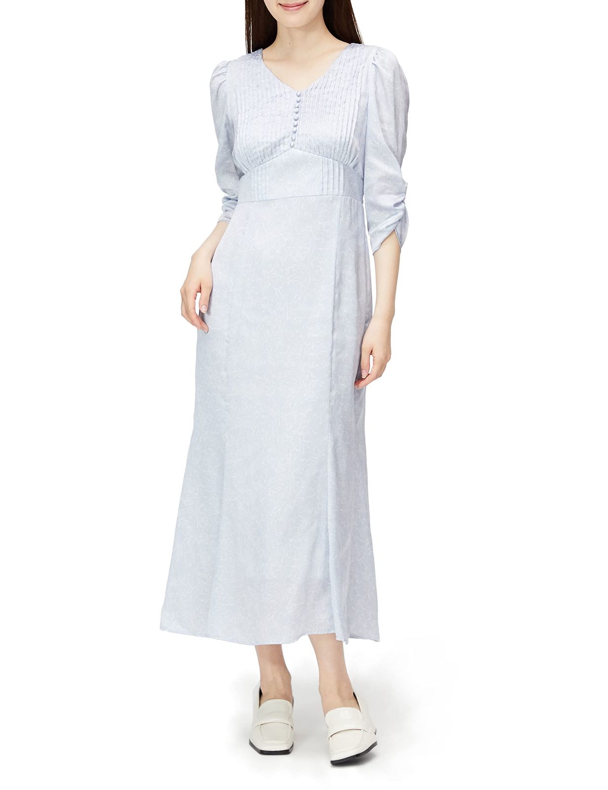 ジル バイ ジルスチュアート ピンタックマーメイドワンピース