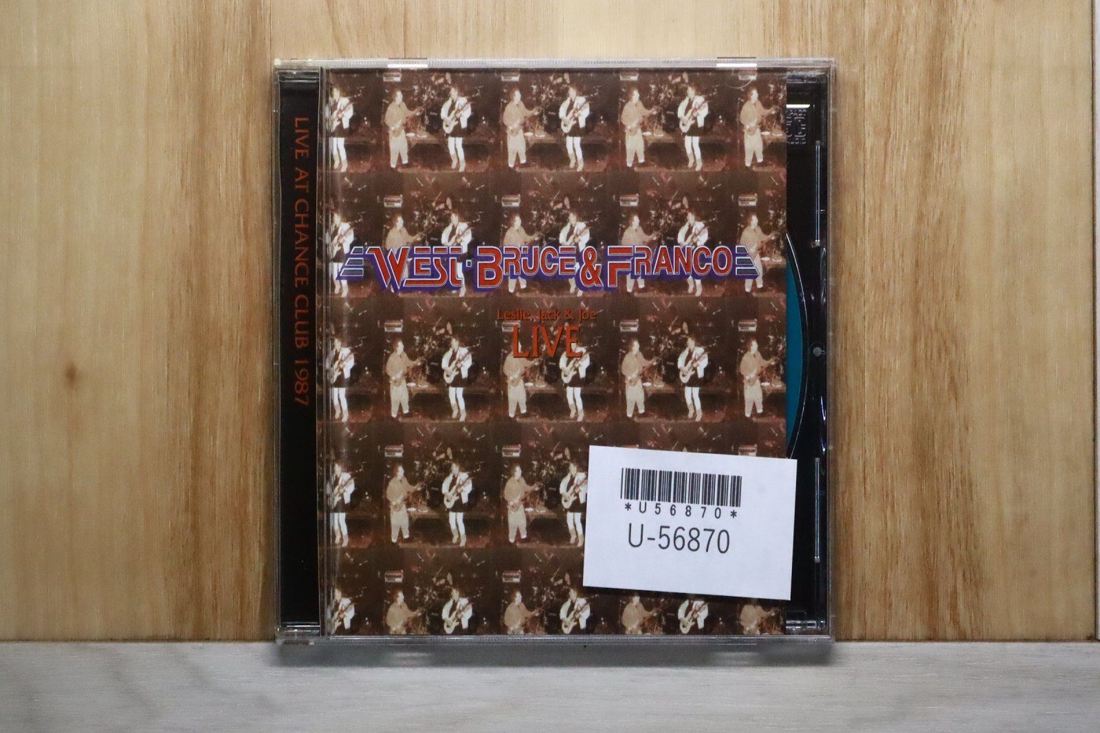 ドイツHiphop Cr7z CDbox 新品　レア 中古CD☆/West, Bruce & Franco□ Leslie, Jack & Joe Live 【GE111/++