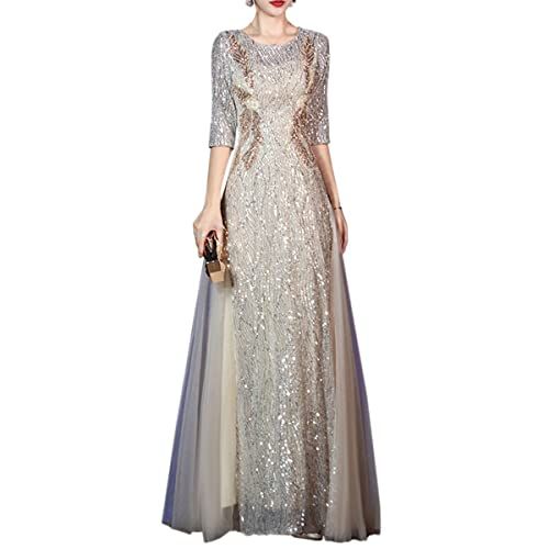 CHUMO ドレス イブニングドレス パーティードレス ロングドレス スパンコール チュール Aライン 気質 エレガント 大人 上品 フォーマル 披露宴 発表会 二次会 お呼ばれ 演奏会 司会者 謝恩会 忘年会 S