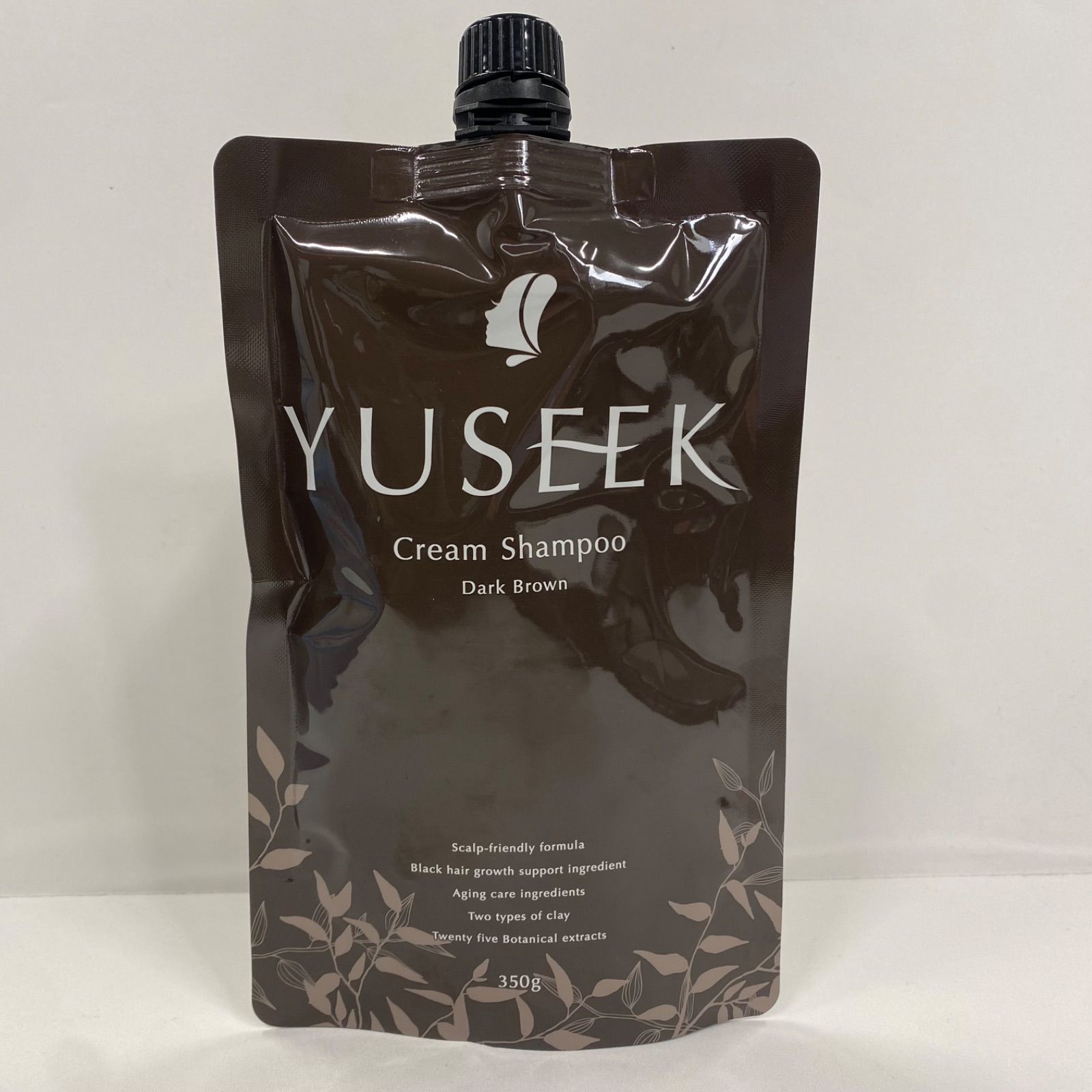 Y3454 K YUSEEK ユーシーク クリームシャンプー ダークブラウン〈ヘア