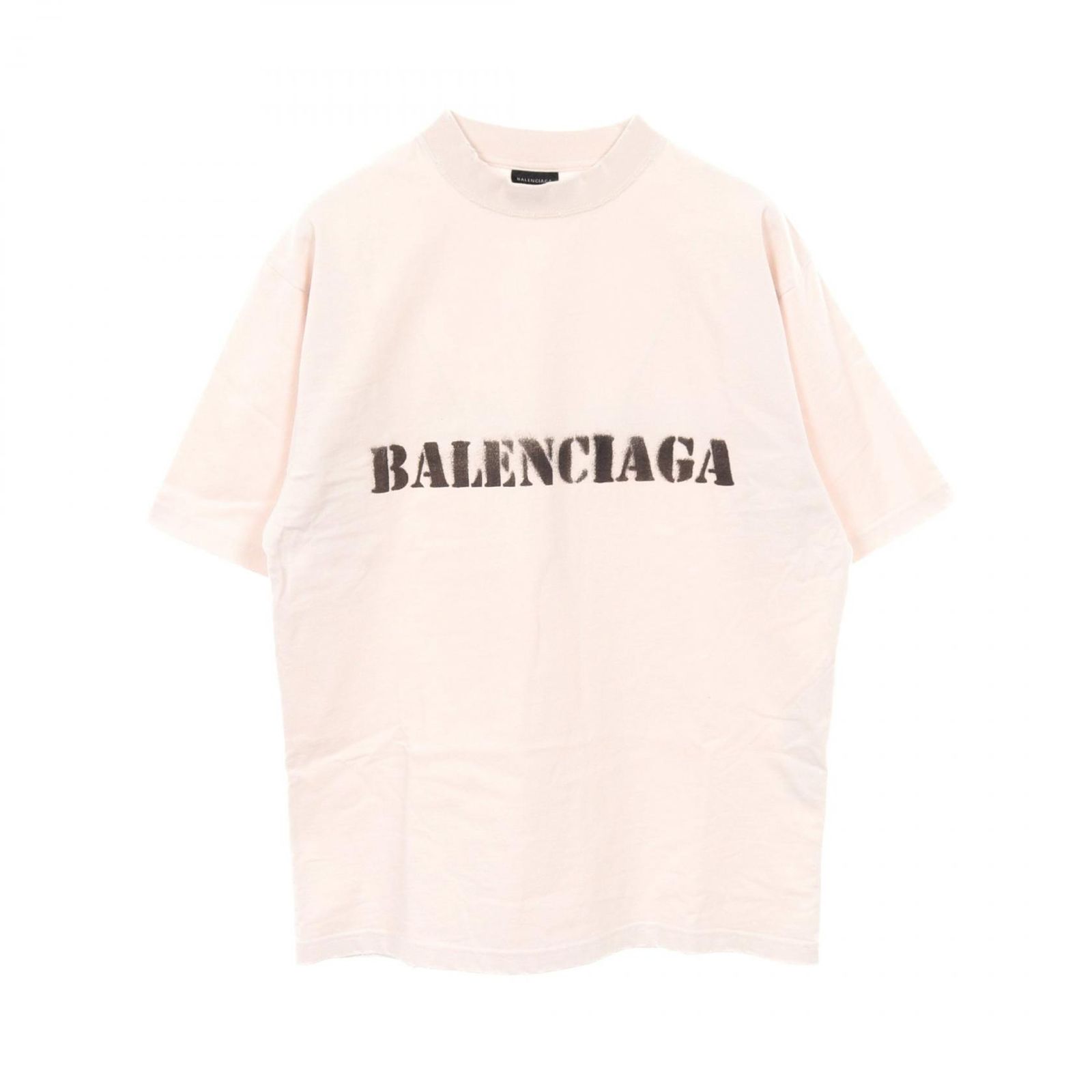 美品BALENCIAGA ベージュ TシャツM新品未使用 BALENCIAGA - BALENCIAGA Tシャツ・カットソー 2(M位) ベージュxグレー