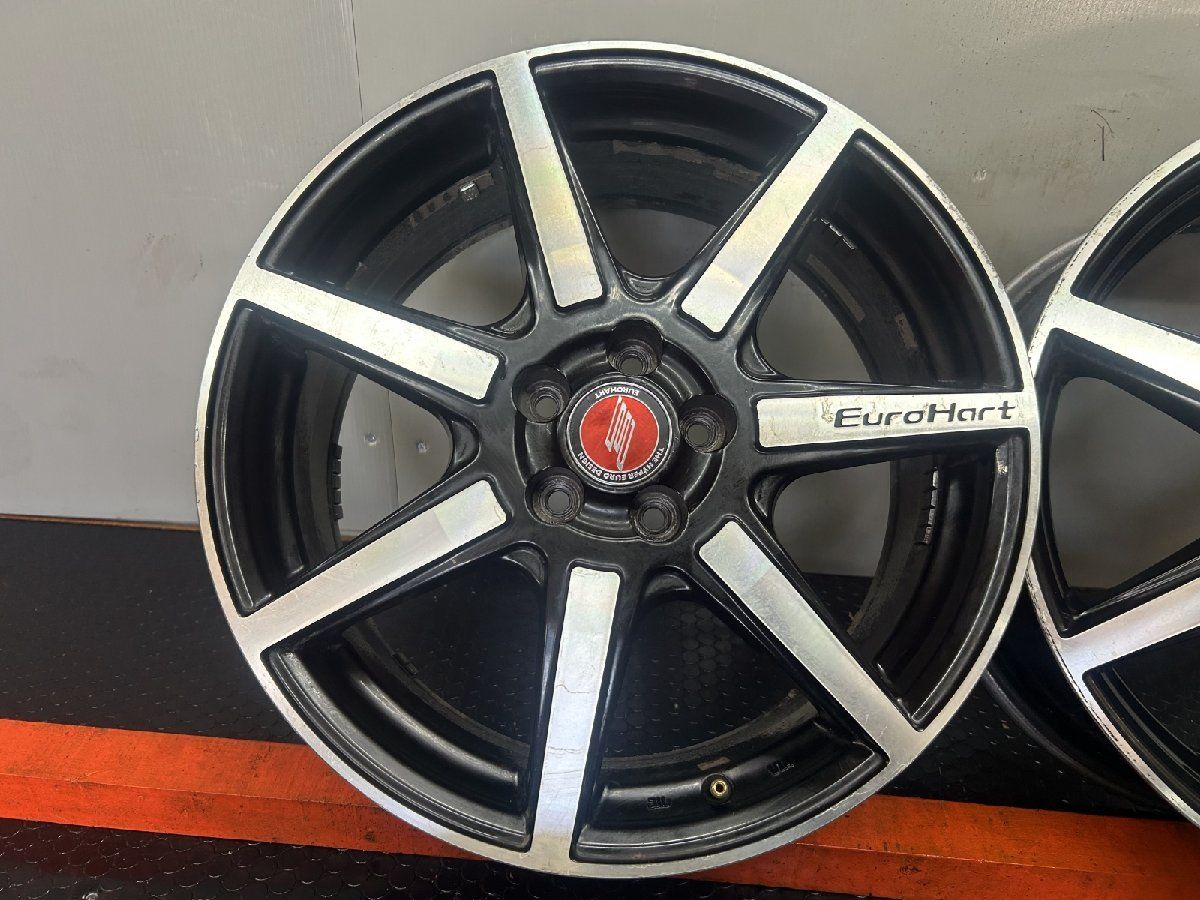 ENKEI EuroHart エンケイ ユーロハート 17インチ 4本 7J5HPCD100+50 ブラポリ 6スポーク プリウス レガシィ インプレッサ等　(SHF020) ENKEI EuroHart エンケイ ユーロハート 17インチ 4本 7J5HPCD100+50