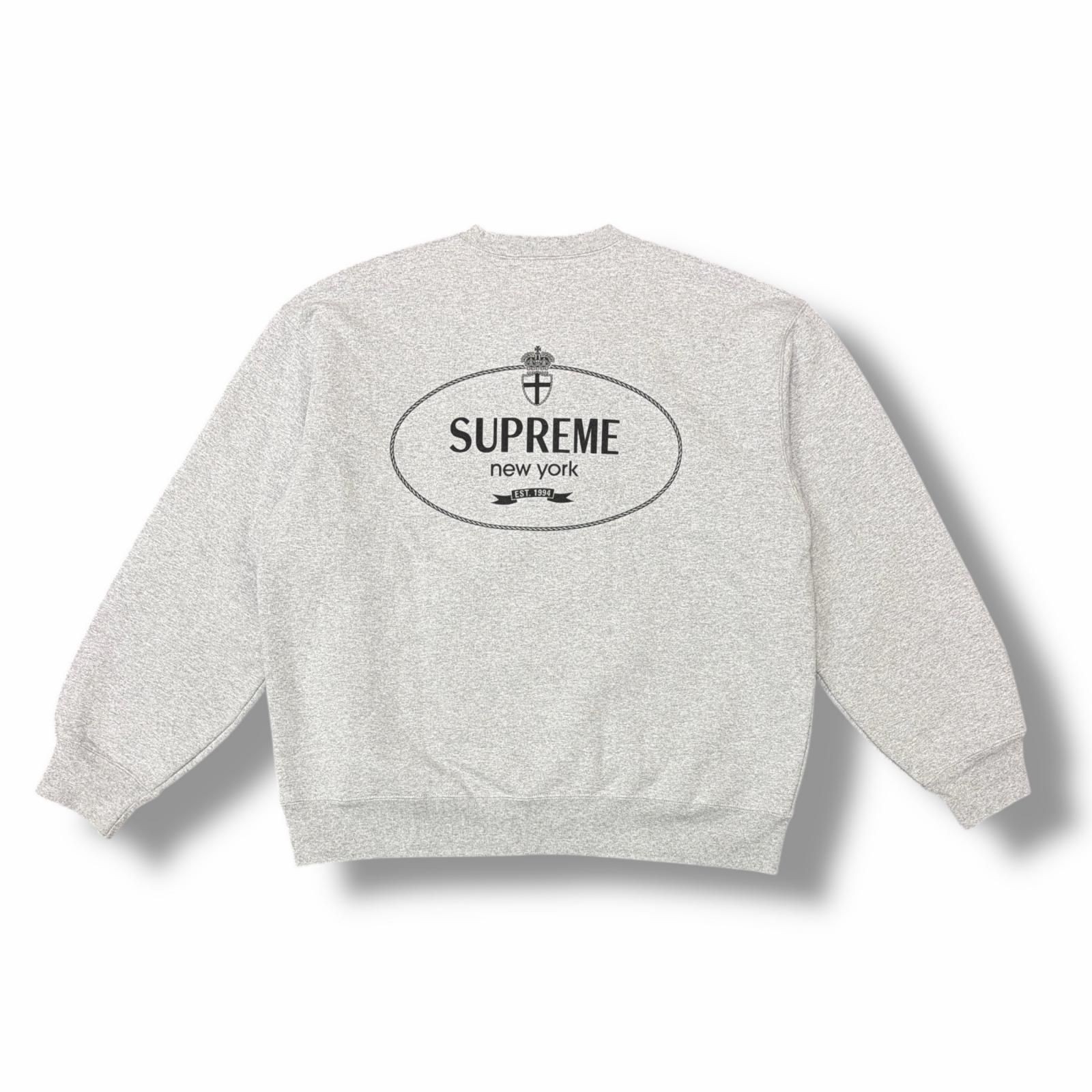 国内正規 参考上代28600円 Supreme 24AW Crest Crewneck クレスト