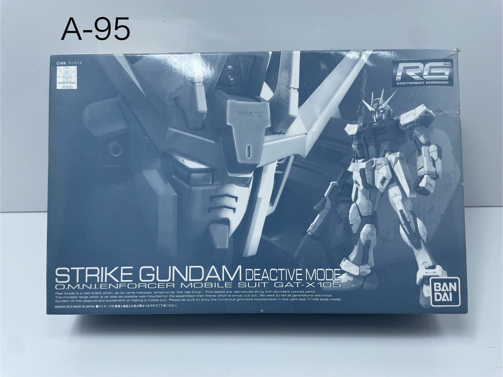 ﾊﾞﾝﾀﾞｲ RG 1 144 ｽｹｰﾙﾓﾃﾞﾙ ストライクガンダム ディアクティブモード