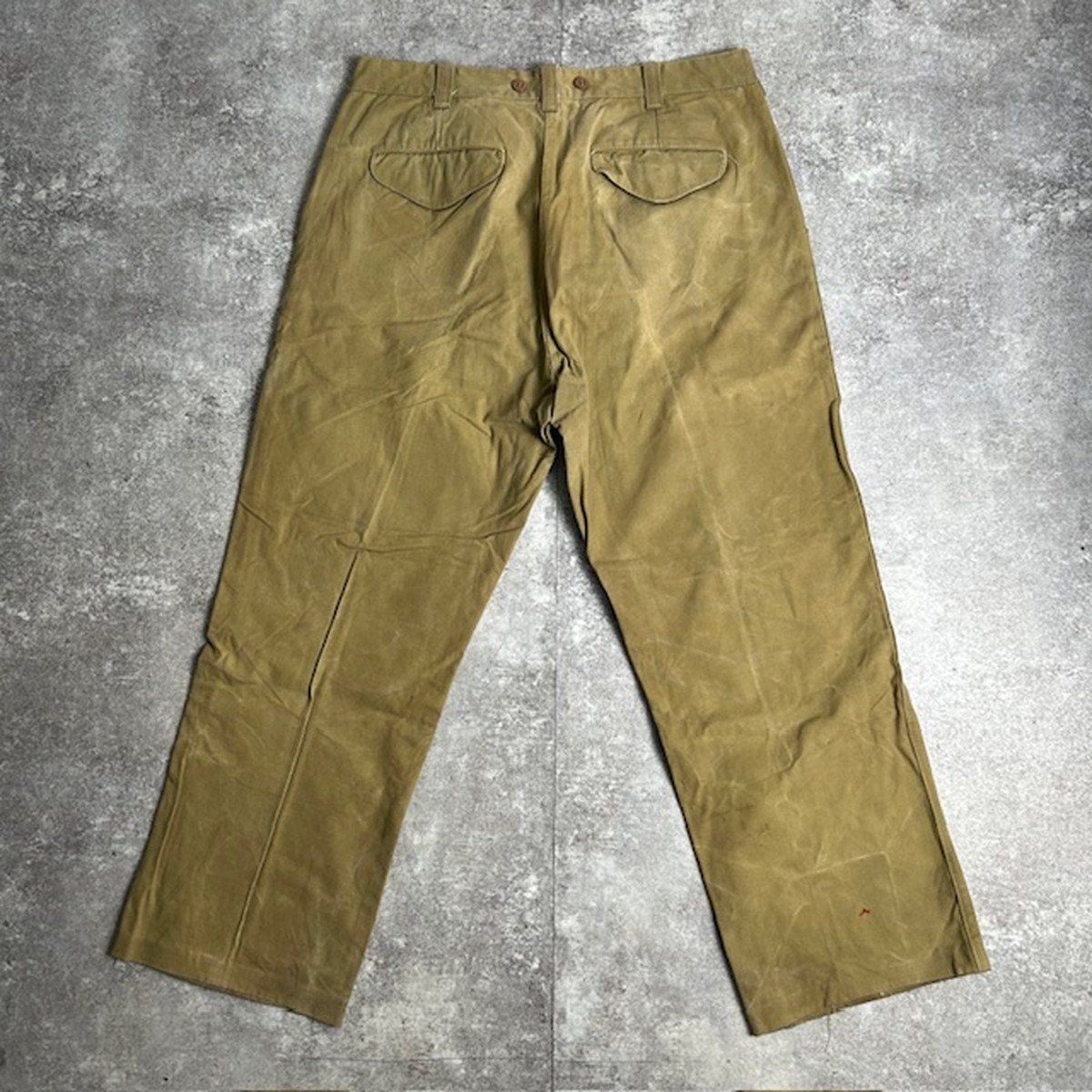 USA製【フィルソン】シングルティンパンツ　ノンオイル　ダック生地 80〜90's】【USA製】 フィルソン W30 シングルティンパンツ チノパン