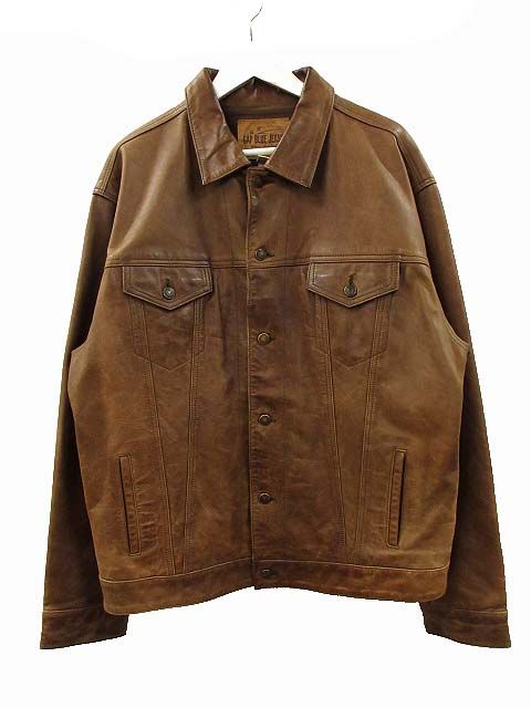 GAP トラッカージャケット　レザージャケット 楽天市場】古着 GAP ギャップ オールド 牛革 レザー トラッカー