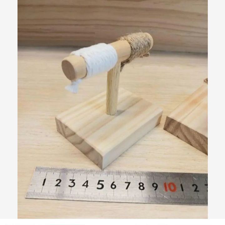 T14 ☆ 文鳥 インコ用 止まり木 Tパーチ ☆ スタンド - メルカリ