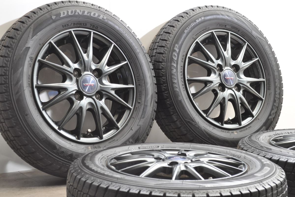 VELVA 13 in 4 00 B 45 ウィンターマックスWM 02 145 80 R N BOX モコ ワゴンR アルト スペーシア タント ムーヴ ミラ