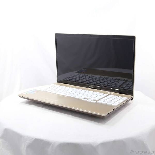 富士通中古ノートパソコン シャンパンゴールド LIFEBOOK AH45/B3 中古品〕 格安安心パソコン LIFEBOOK AH45／B3 FMVA45B3G シャンパン