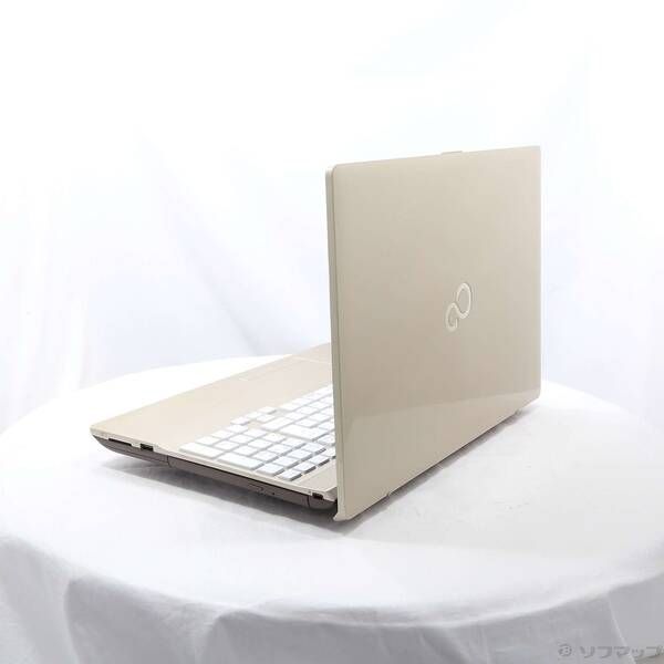 中古品〕 格安安心パソコン LIFEBOOK AH45／B3 FMVA45B3G シャンパン