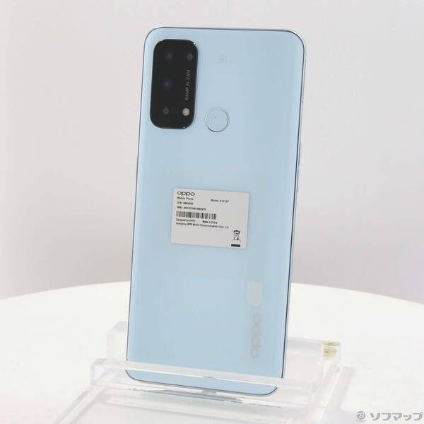 中古品〕 OPPO Reno5 A 128GB アイスブルー A101OP Y!mobile SIMフリー