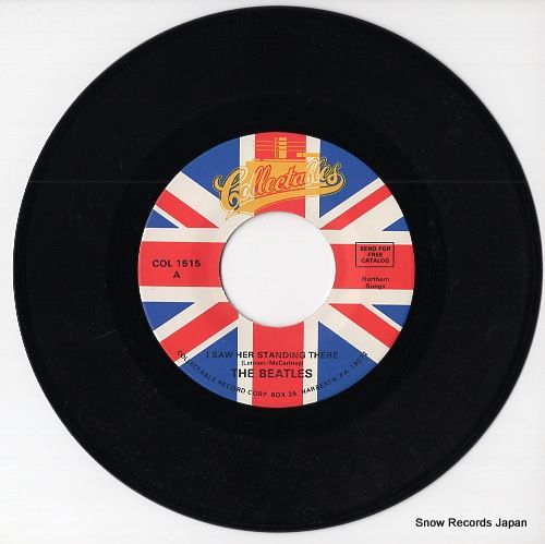 レコード】ザ・ビートルズ i saw her standing there COL1515 - メルカリ
