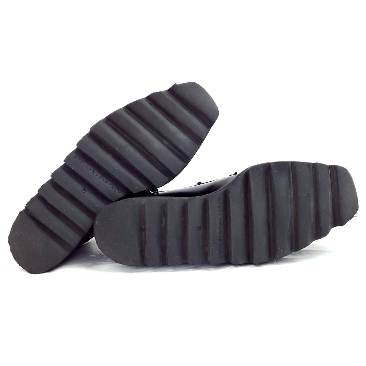 ステラマッカートニー エリス ブラック 厚底 シャークソール 星 EU35