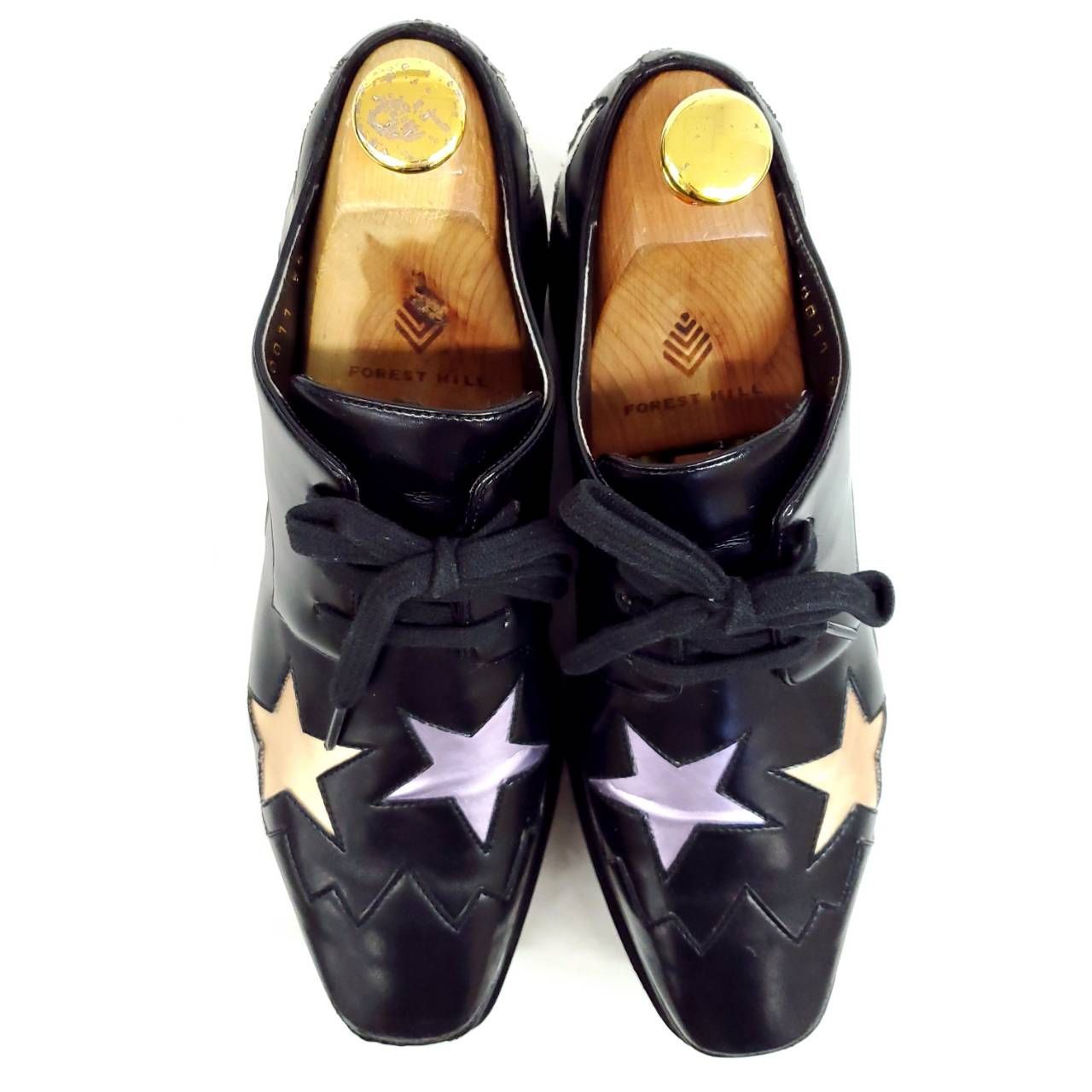 ステラマッカートニー エリス ブラック 厚底 シャークソール 星 EU35