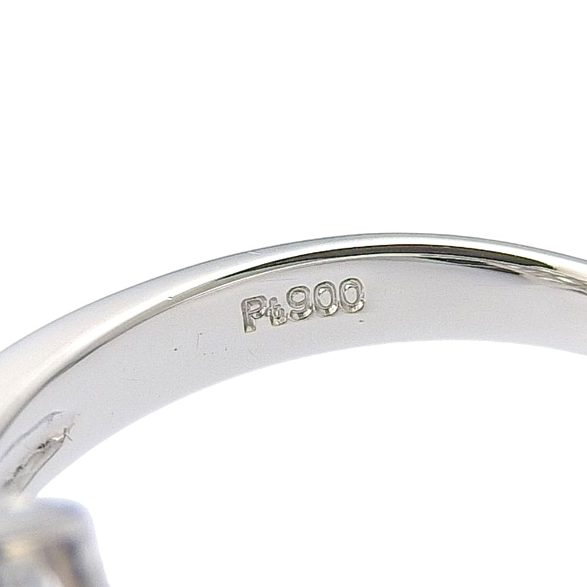 D0.71 ダイヤモンド フラワーリング プラチナ Pt900 リング・指輪