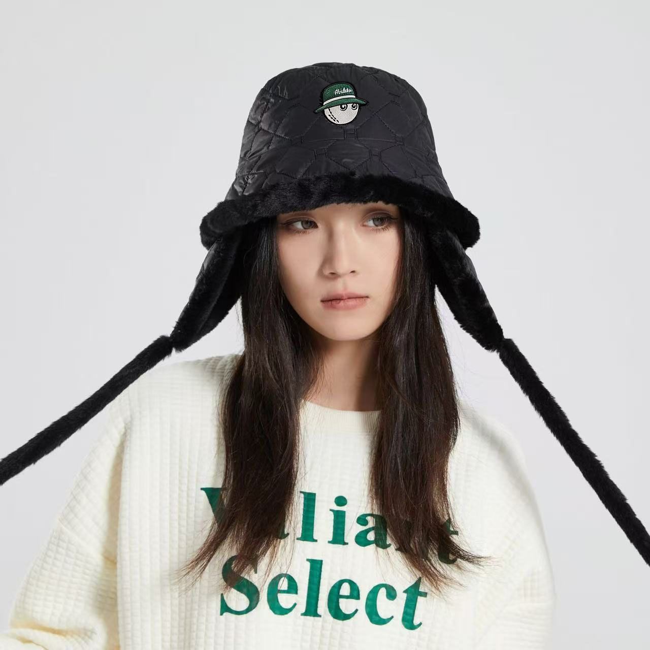 1個】レディース MALBON GOLF バケットハット 中綿 耳当て付 - メルカリ