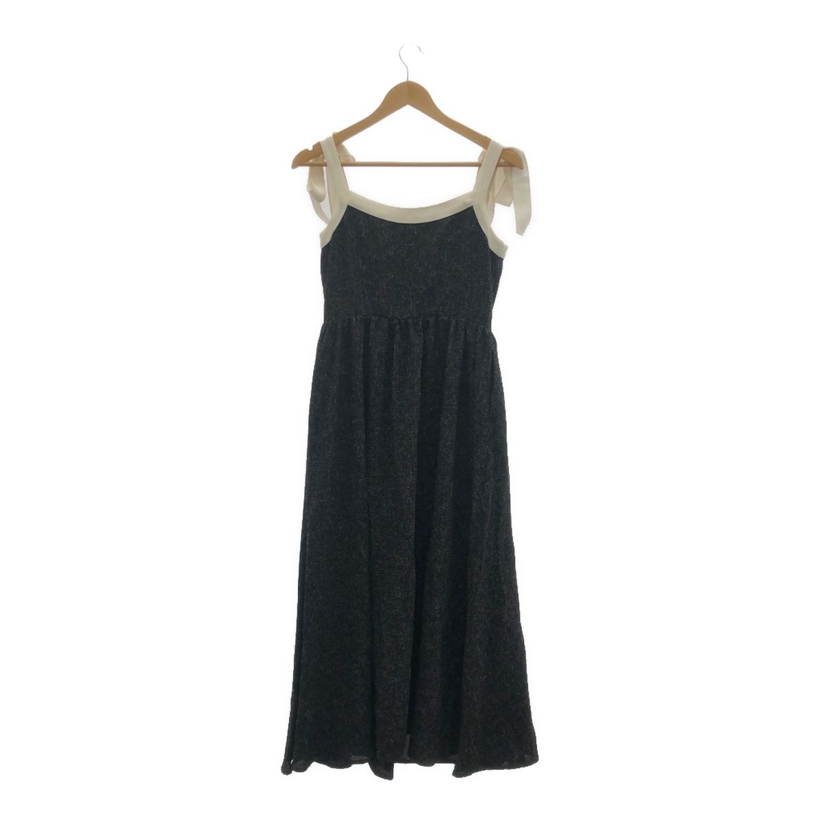 Her lip to ハーリップトゥ 24 SS Verona Tweed Long Dress ツイードロングドレス ブラック M 定2 5万 ワンピース
