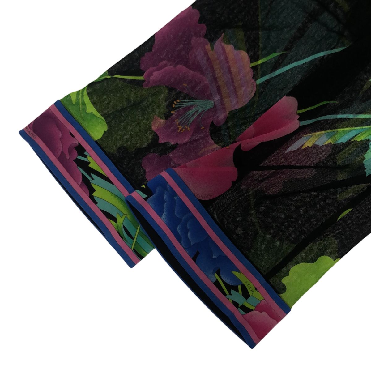 LEONARD レオナール スクエアネックチュニックワンピース ブラウス 花