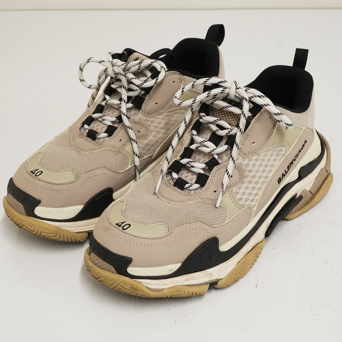BALENCIAGA Triple S バレンシアガ トリプルS スニーカー USED美品 40