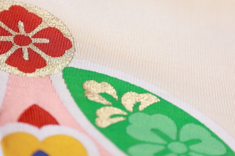 袋帯 明綴れ 金糸 華紋 花菱 唐花模様 青海波 着物 072a u 【公式通販】