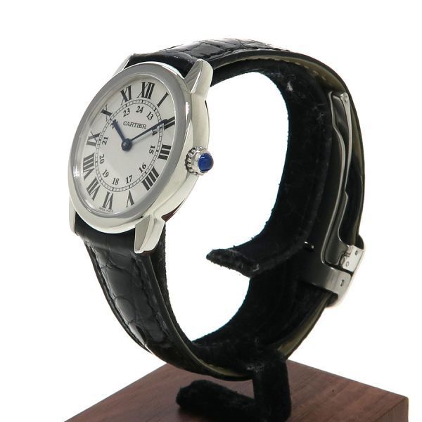 カルティエ ロンドソロSM 29 mm レディース 腕時計 Aランク