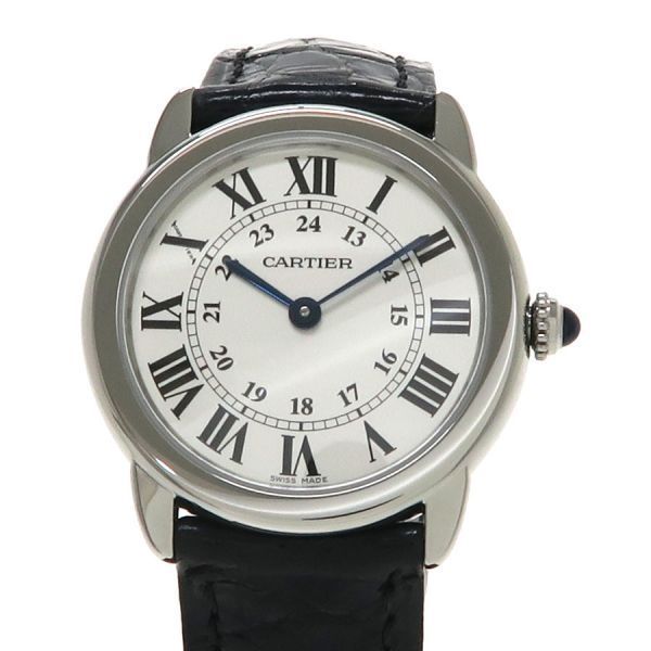 カルティエ ロンドソロSM 29 mm レディース 腕時計 Aランク