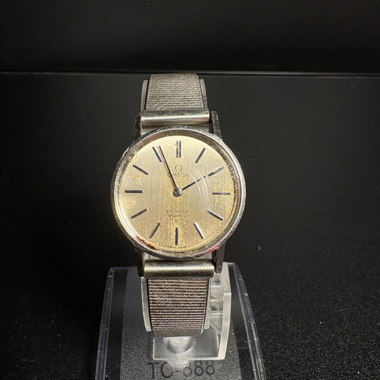 オメガ デビル時計 QZ