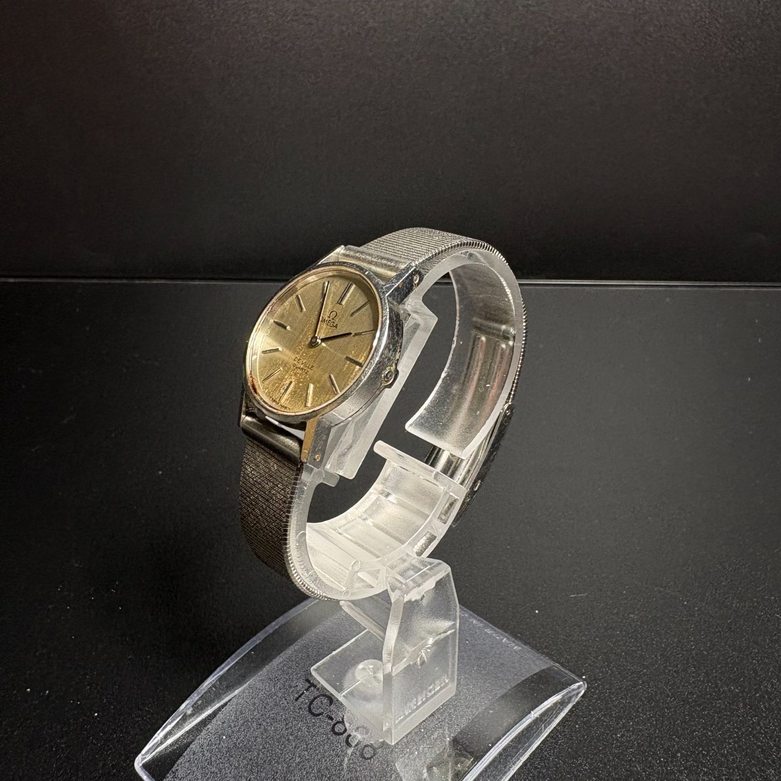 オメガ デビル時計 QZ