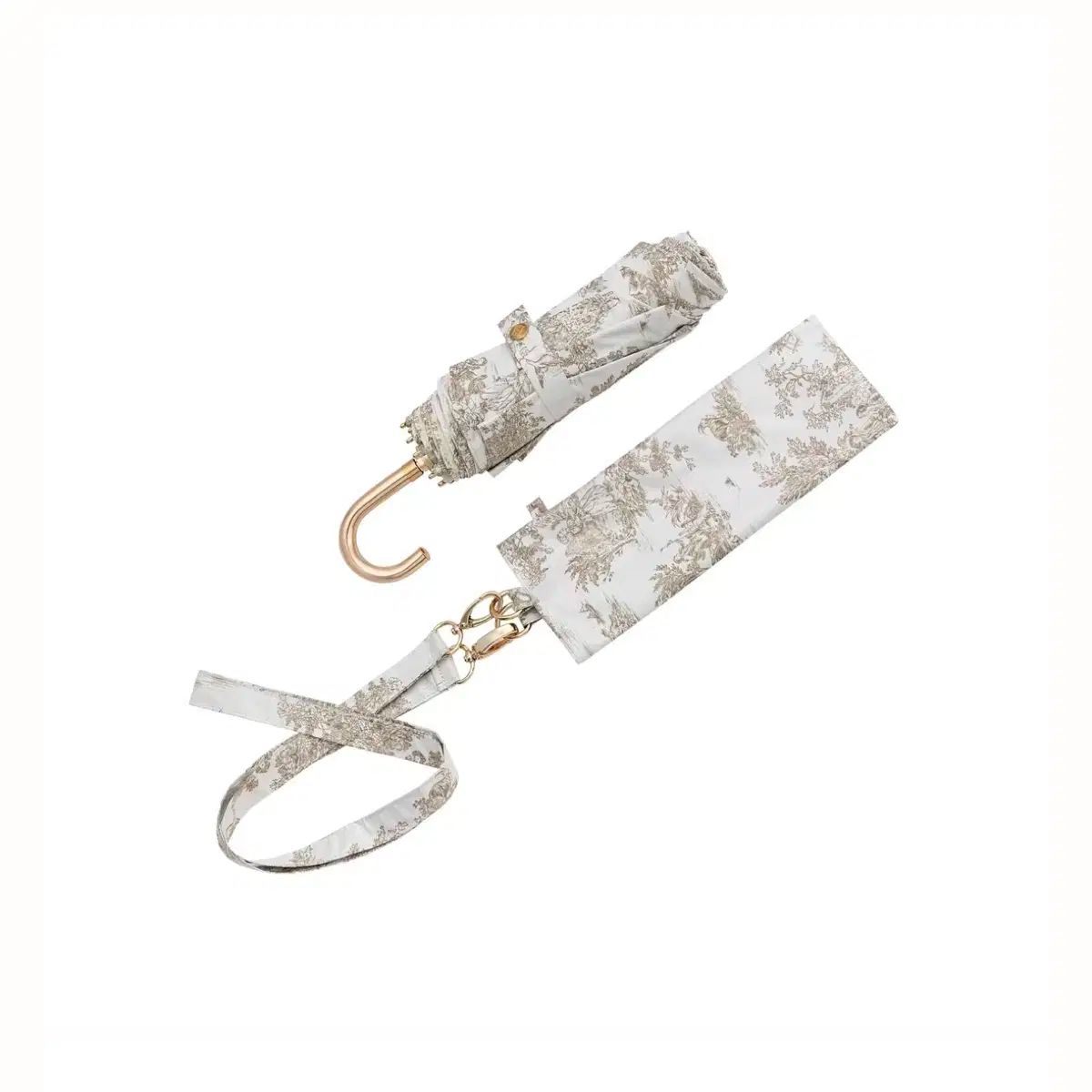 タグ付き ドブルベ トワル ド ジュイ 晴雨兼用傘 ブラック