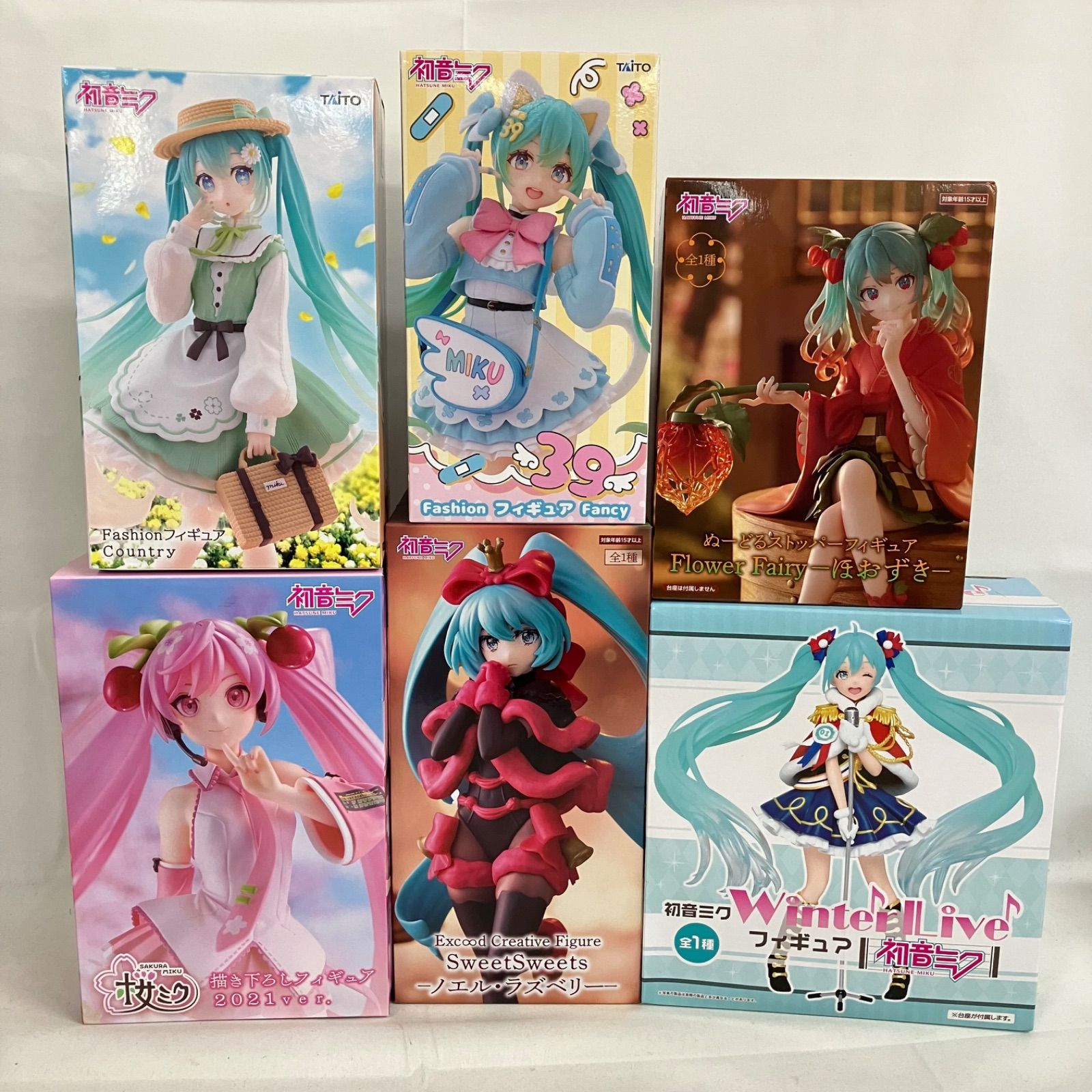 未開封 初音ミク フィギュア まとめ 6個セット SFJ507 c107 - メルカリ