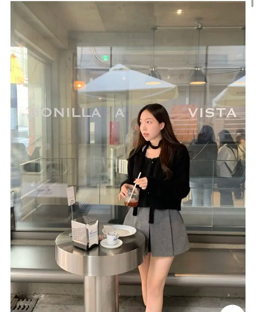 アワーリス ourlis リーナ ウールショーツ チャコール s