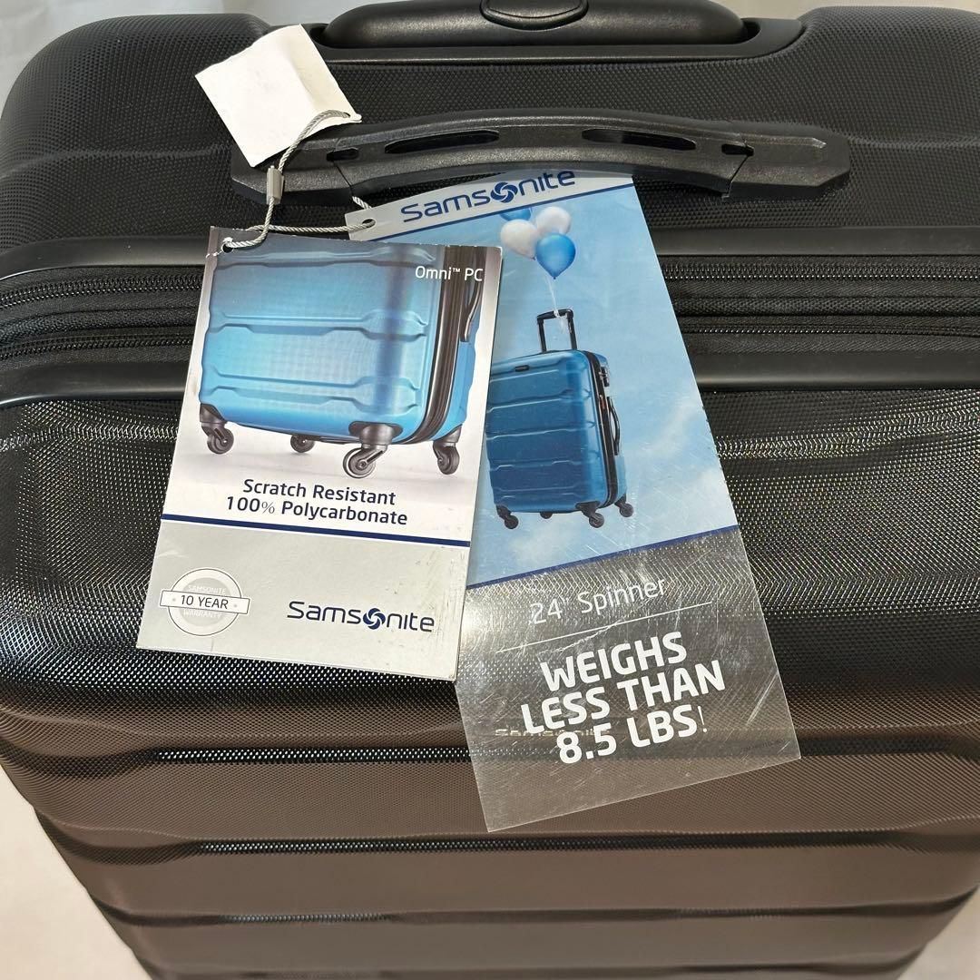 Samsonite サムソナイトスーツケース 24インチ TSAロックブラック