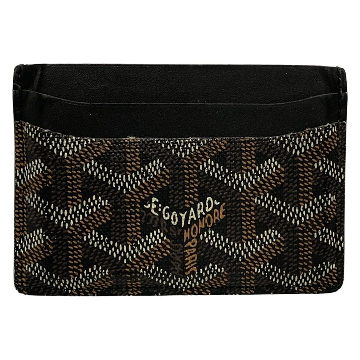 GOYARD ゴヤール カードケース 黒 レザー