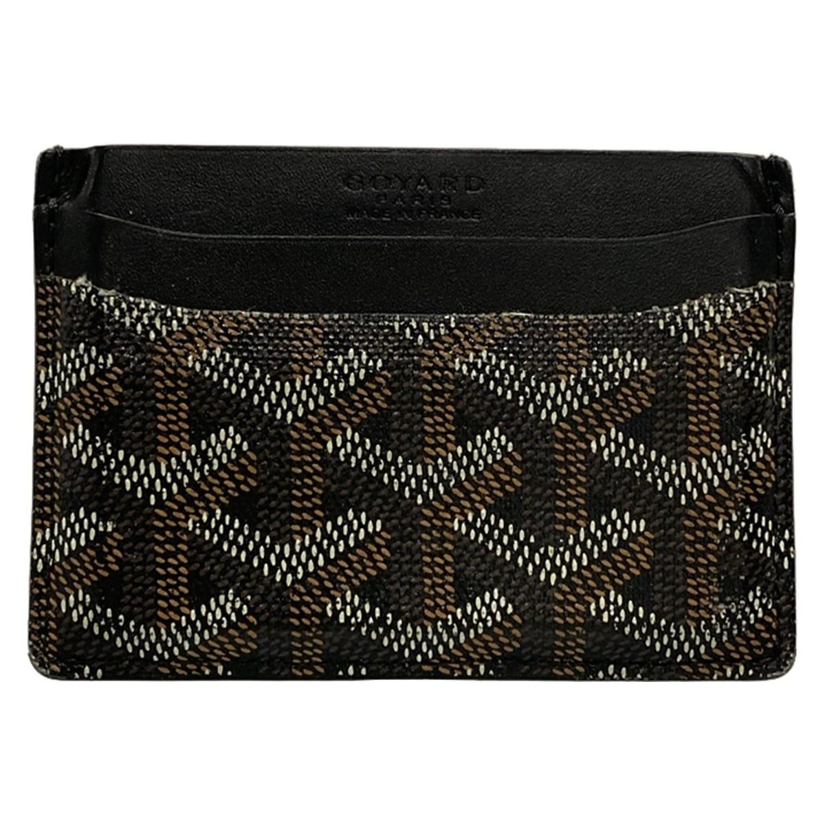 GOYARD ゴヤール カードケース 黒 レザー