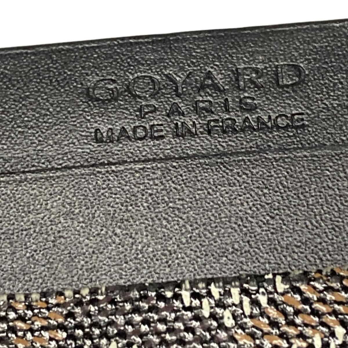  GOYARD ゴヤール カードケース 黒 レザー カードケース 小物