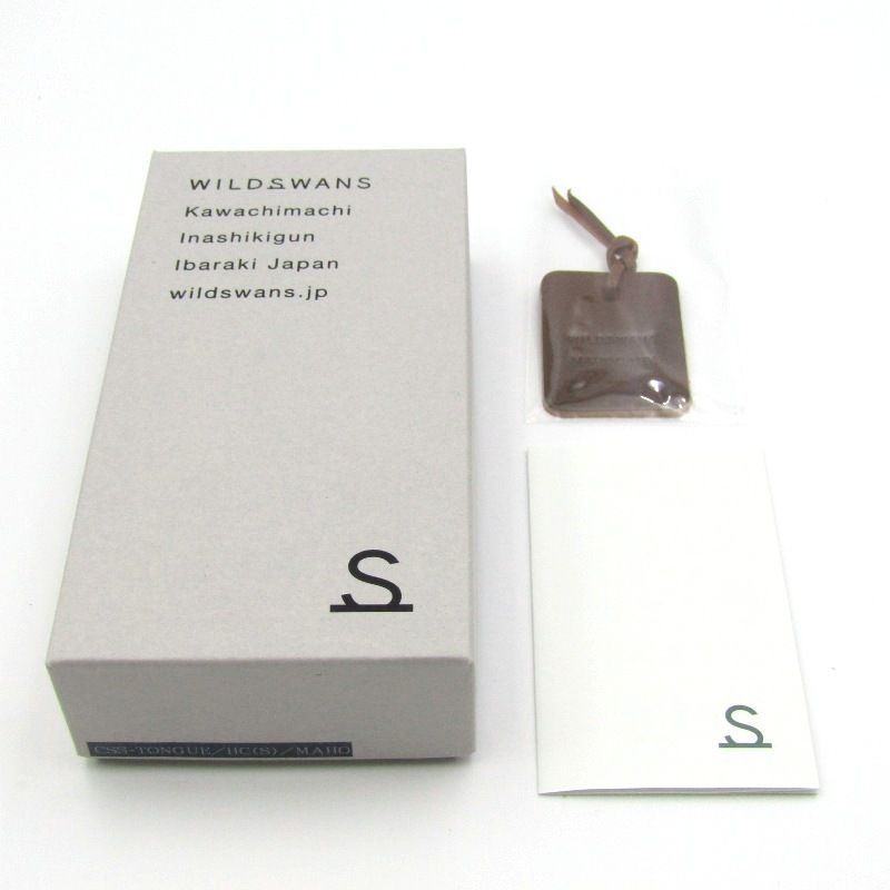 未使用 WILDSWANS ワイルドスワンズ 小銭入れ シェルコードバン TONGUE