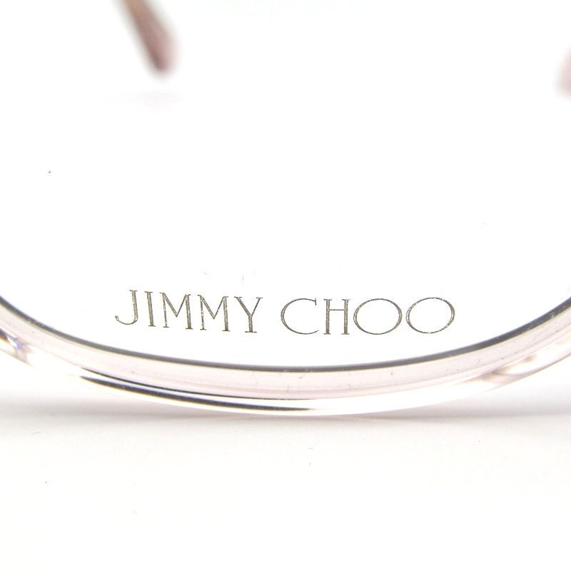 ■JIMMY CHOO（ジミーチュウ）ホワイトグリッター・メガネフレーム【新品】 □JIMMY CHOO（ジミーチュウ）ホワイトグリッター・メガネフレーム【新品】