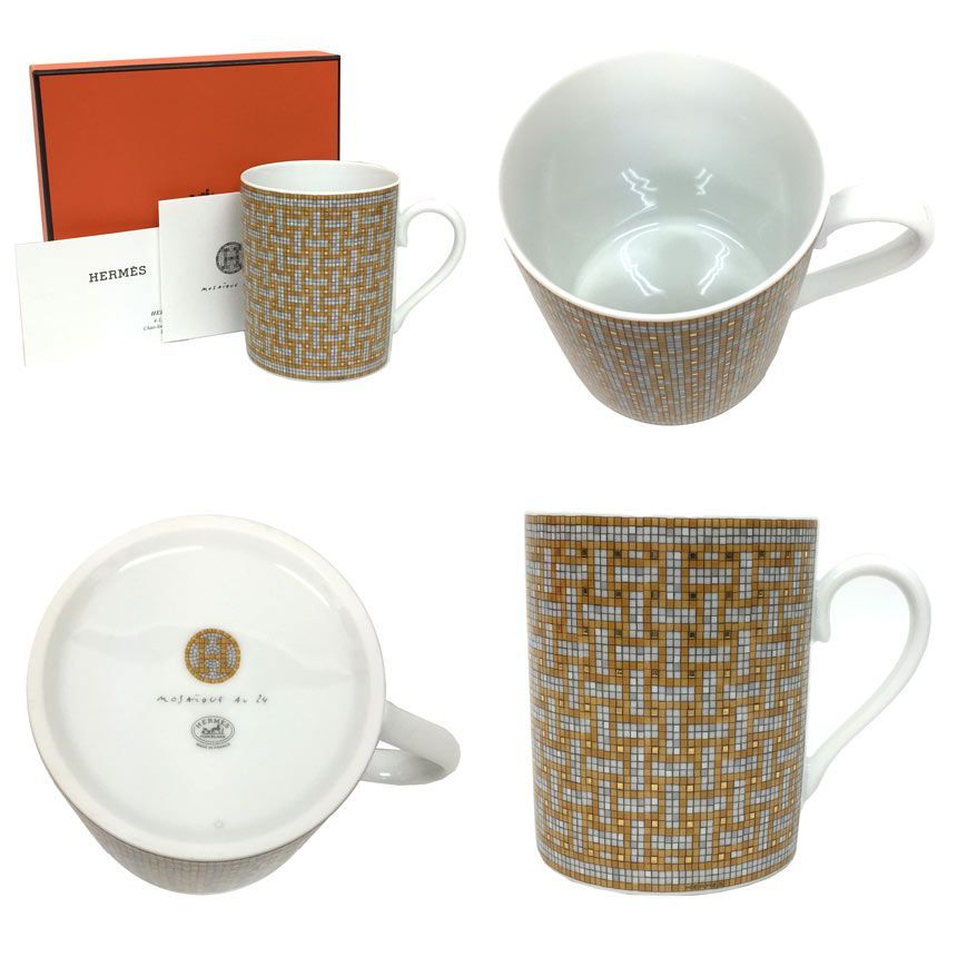 エルメス マグカップ モザイクヴァンキャトル モザイク24 aq 5982