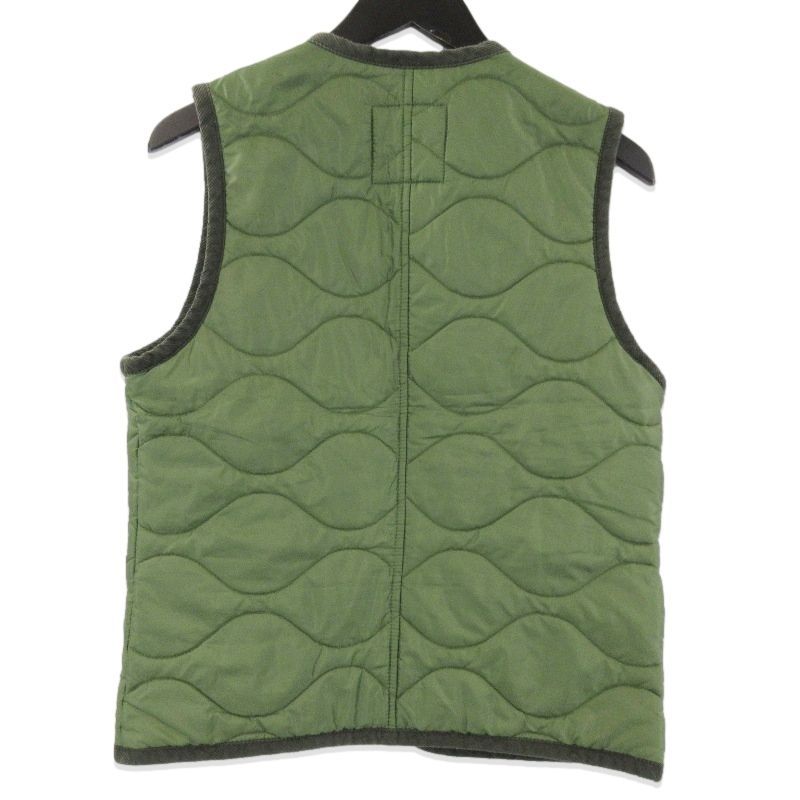 Lavenham ラベンハム キルティングベスト 中綿ベスト イギリス製 GREEN SWARD 36