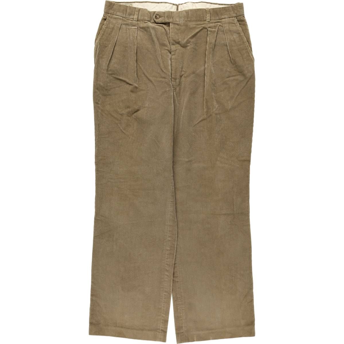 古着 80年代 エルエルビーン L.L.Bean ツータック コーデュロイパンツ メンズw 38相当 ヴィンテージ|eaa 593211
