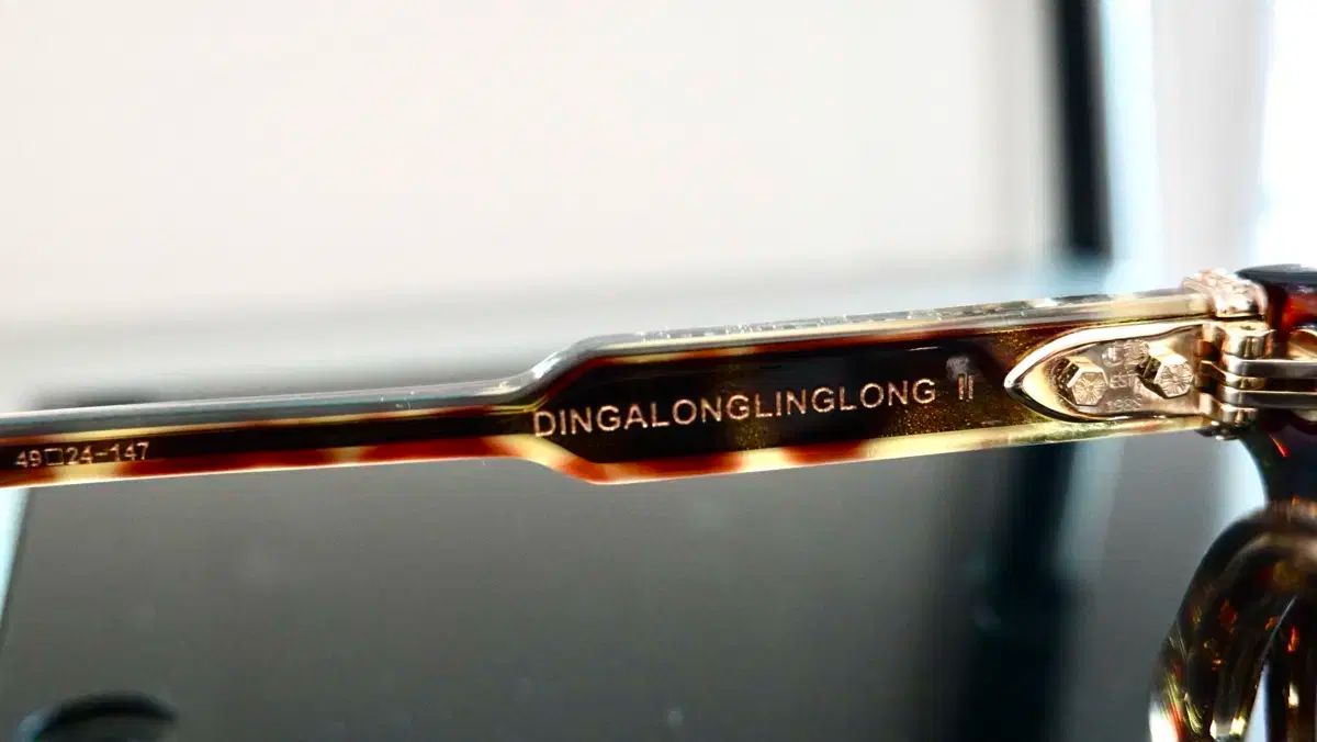  CHROME HAEATS クロムハーツ 딩가롱링롱2 DT DARK トル tortoise メガネ サングラス 小物